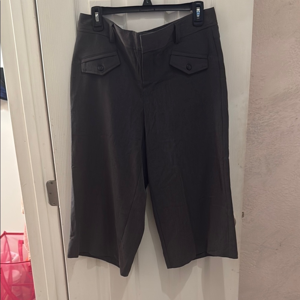 Dockers Gray Flat Front Shorts Casual Style